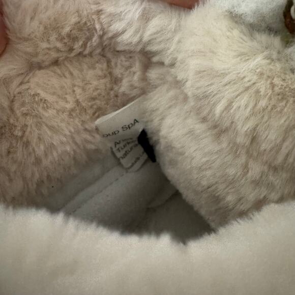 Moon Boot Icon Low Shearling Trim Wool 42/44 NEW Whiskey Brown Ivory Booties - Picture 4 of 8